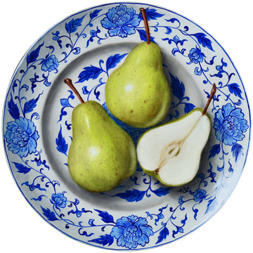 Plate of Three Pears
