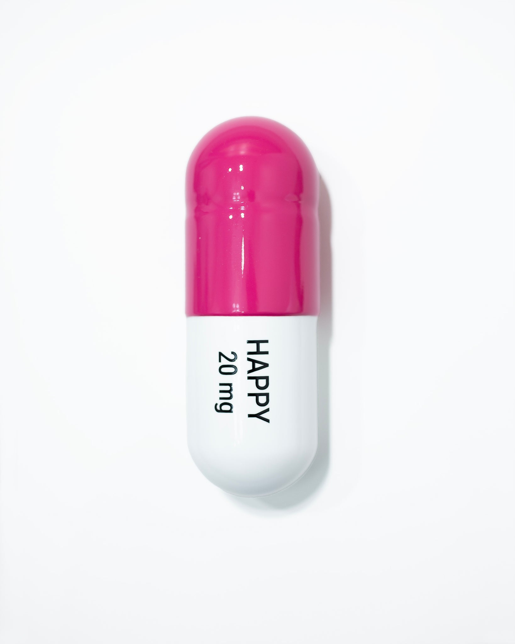 Happy Pill 20 mg - Magenta & White